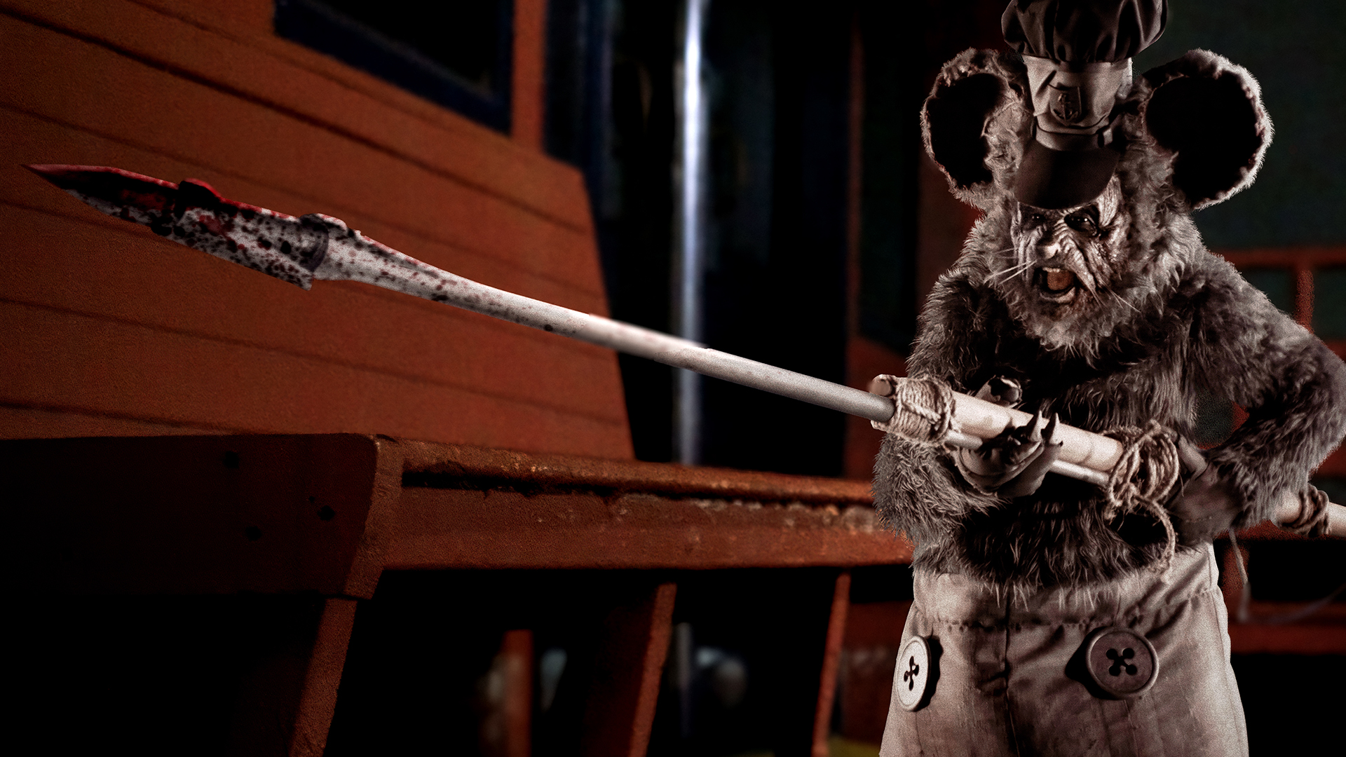 David Howard Thornton como Willie em Screamboat: terror a bordo