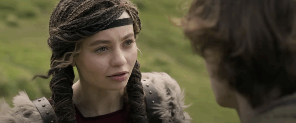 Nico Parker em como treinar o seu dragão